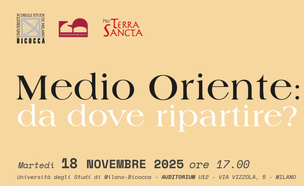 Medio Oriente: da dove ripartire?